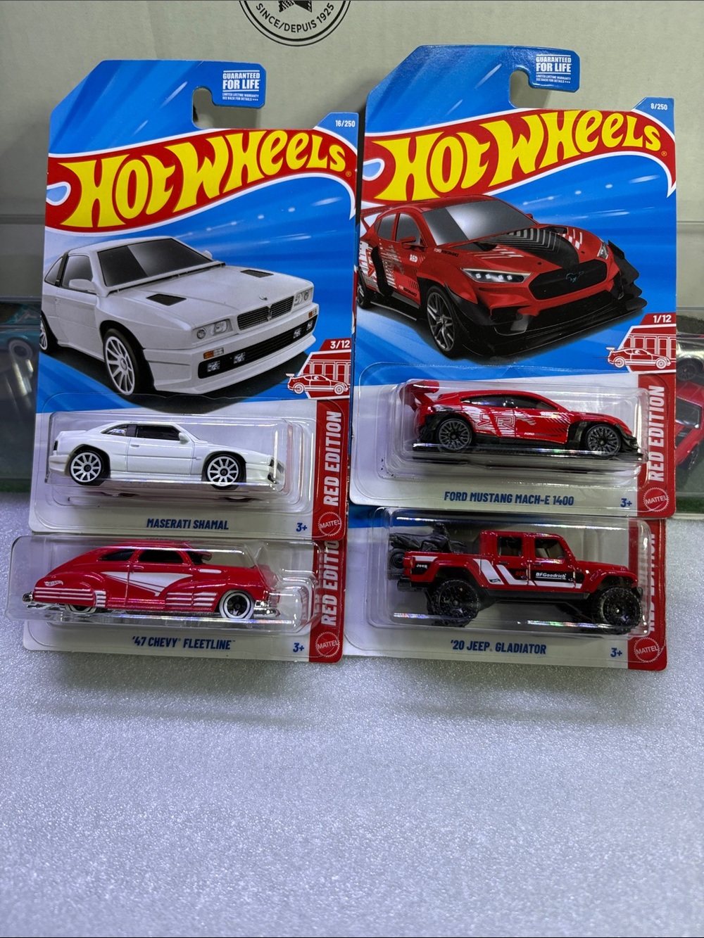 Hot wheels red editions target exclusives - Red & White Assorted Vehicles